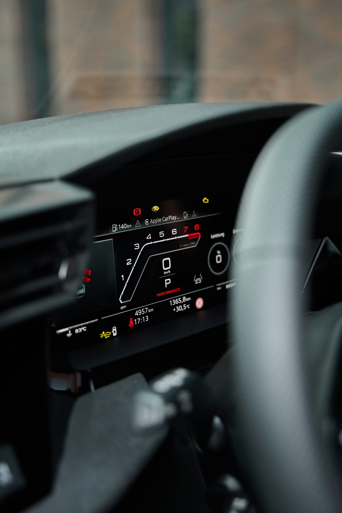 Audi RS3 Virtual Cockpit – digitales Kombiinstrument