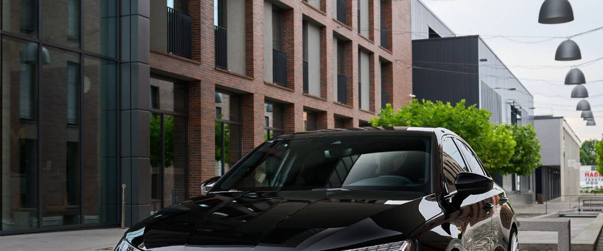 Audi RS3 als Hochzeitsauto in Göppingen – schwarze Sportlimousine
